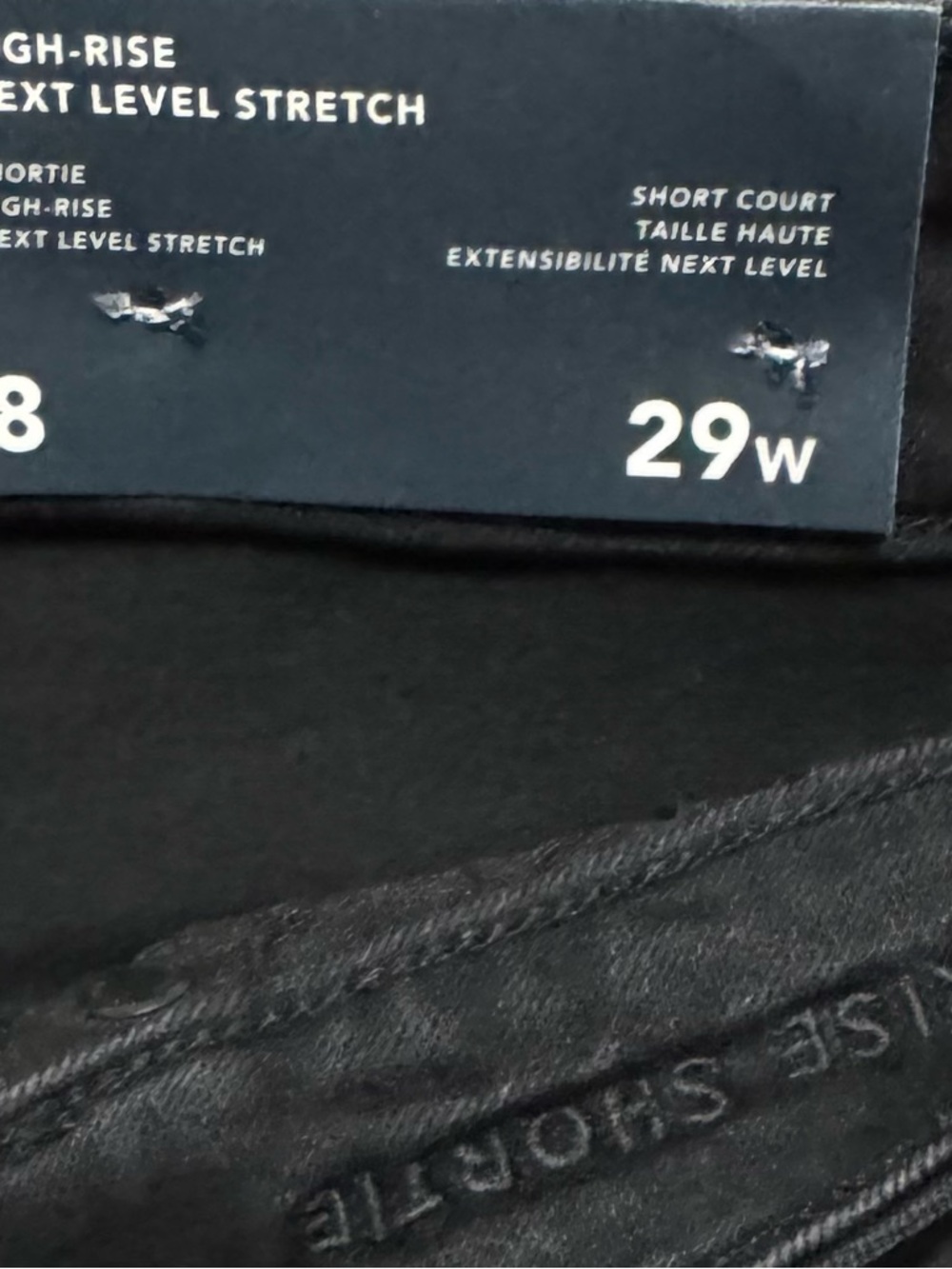 American Eagle Outfitters Black Jean Shorts - Picture 2 of 2